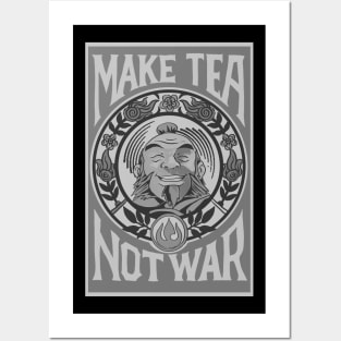 MAKE TEA NOT WAR Posters and Art